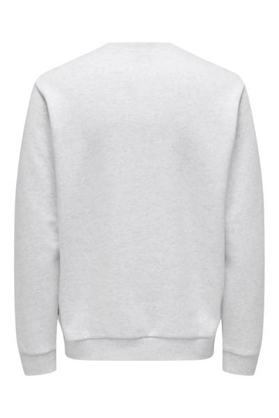 Ceres Melange Gray College Shirt Only & Sons Ceres Melange Gray College Shirt Only & Sons