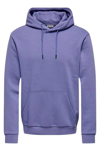 Basic Ceres Hoodie Purple Only & Sons Basic Ceres Hoodie Purple Only & Sons