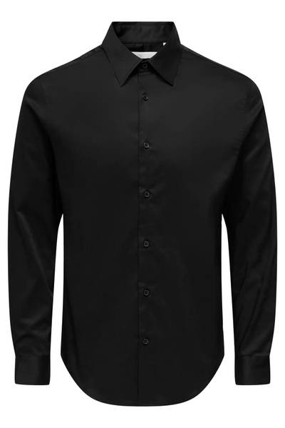 Jim svart skjorta ONLY&SONS Jim svart skjorta ONLY&SONS