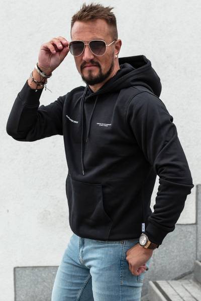 Curated svart huvtröja Sweat ONLY&SONS Curated svart huvtröja Sweat ONLY&SONS