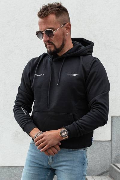 Curated svart huvtröja Sweat ONLY&SONS Curated svart huvtröja Sweat ONLY&SONS