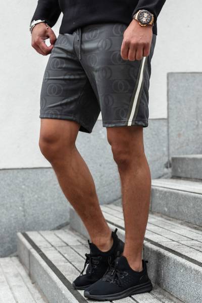Dax Printed Gray Shorts JERONE