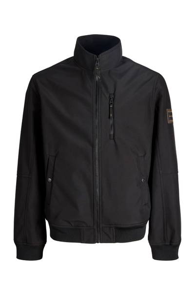 Parker Softshell Bomber svart JACK&JONES Parker Softshell Bomber svart JACK&JONES