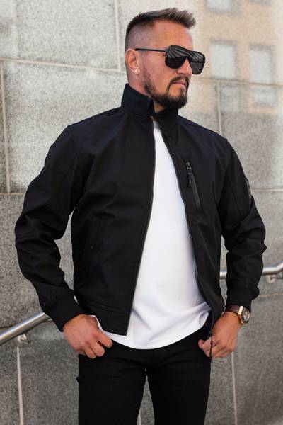Parker Softshell Bomber svart JACK&JONES