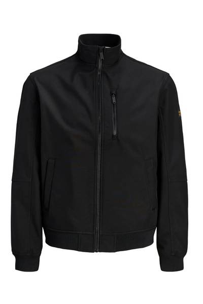 Liam svart softshell bomberjacka JACK&JONES Liam svart softshell bomberjacka JACK&JONES