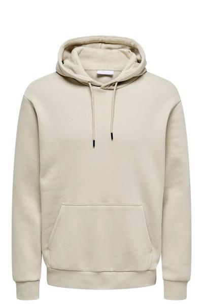 Basic Ceres Hoodie Silver  Only & Sons