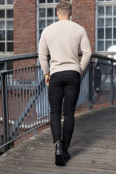 Mason beige stickad tröja JACK&JONES Mason beige stickad tröja JACK&JONES