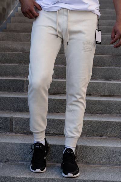City beige collegebyxor JERONE