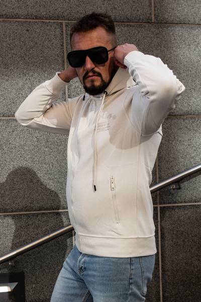 City beige hoodie JERONE City beige hoodie JERONE