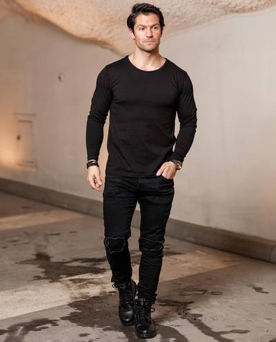 Basic Longsleeve Black Y&R