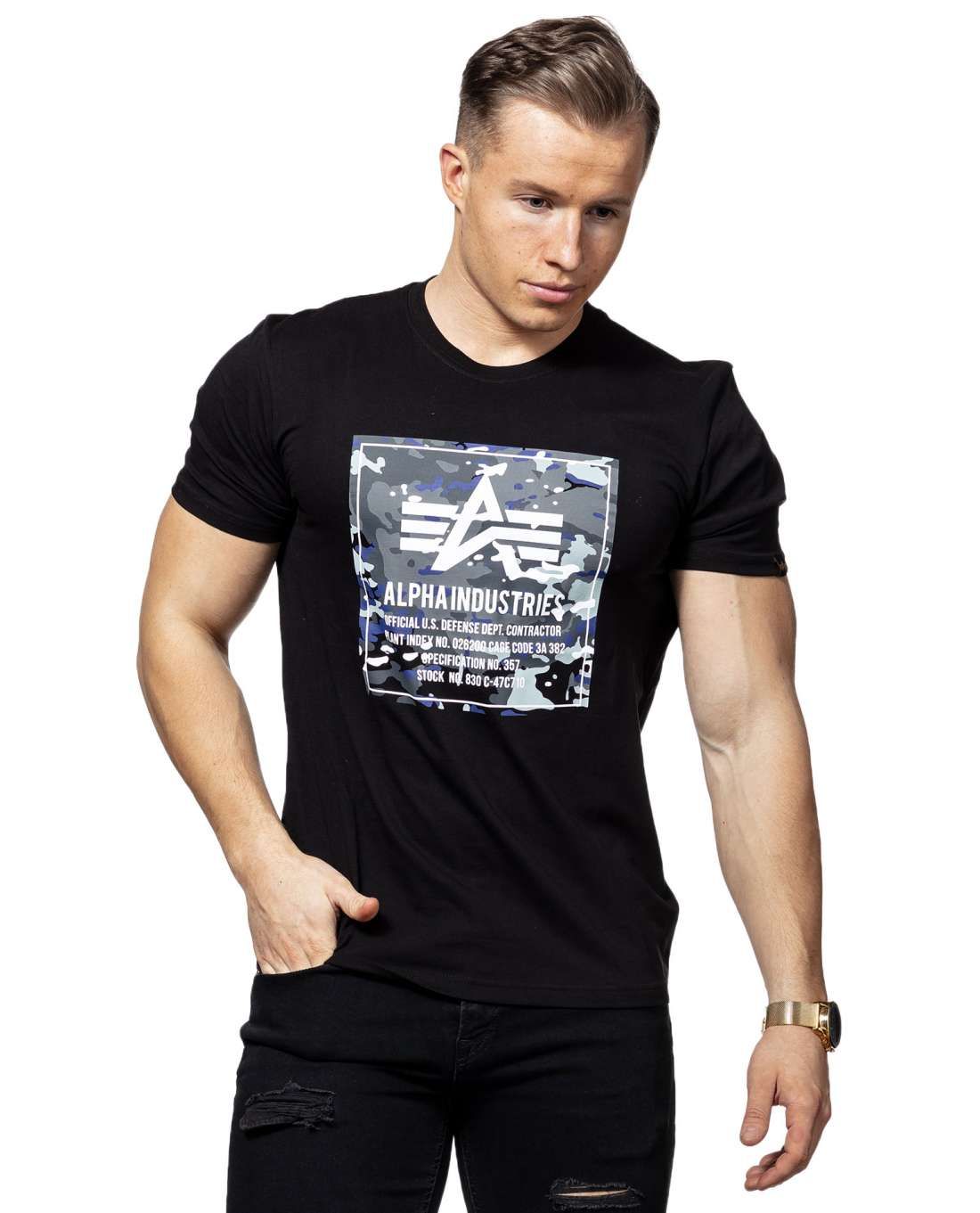 Camo Block T-Shirt Alpha Industries