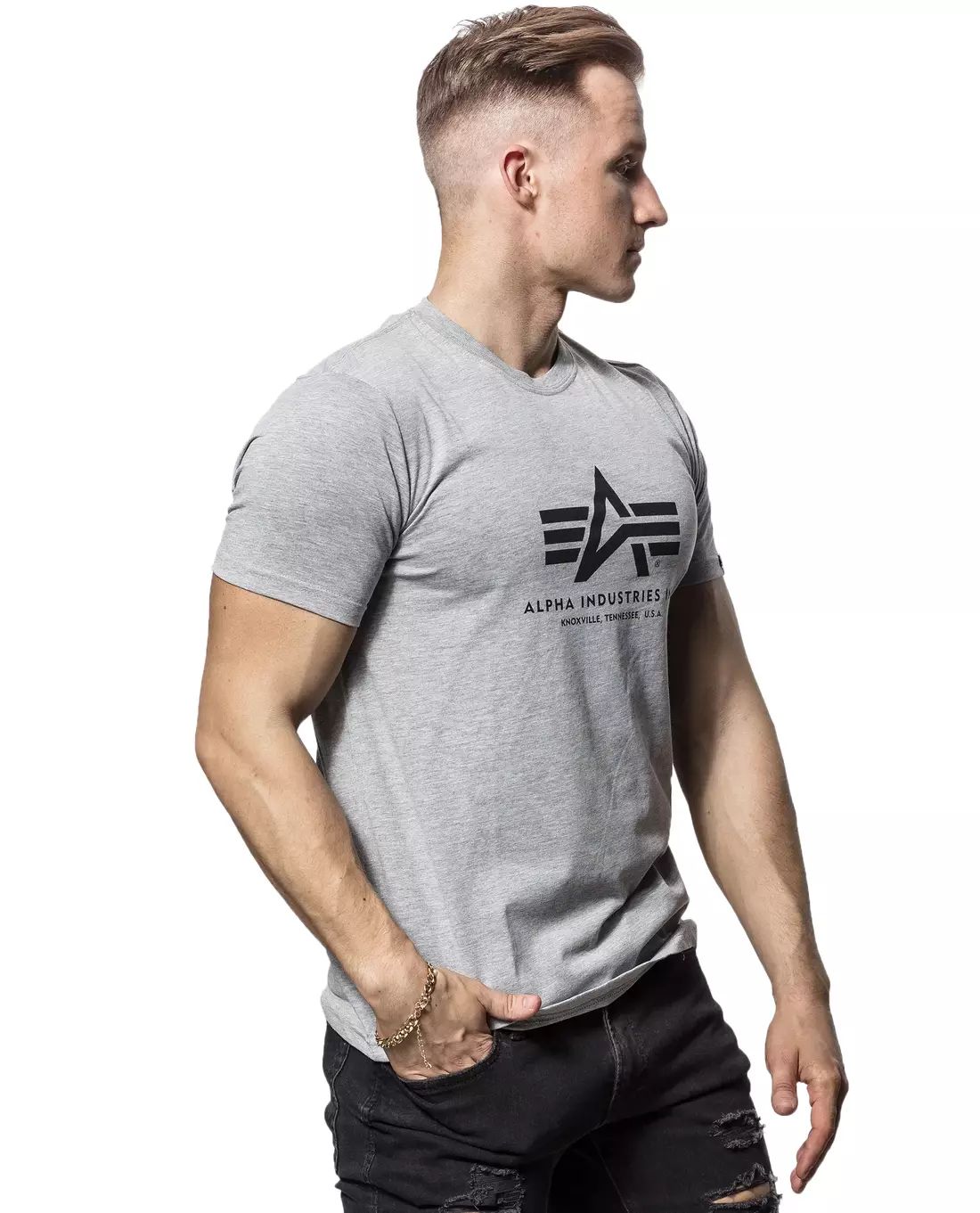 Basic T-Shirt Gray Alpha Industries